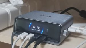 Зарядное устройство Anker Prime A2345, 250 Вт GaN, зарядная станция 4 USB-C, 140 Вт, макс. +2 USB-A