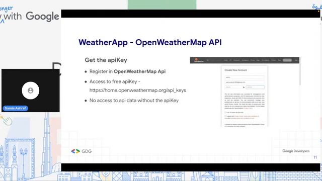 FutureBuilder in Flutter - Building a Realtime Weather app (Samia Ashraf)