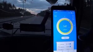 Едем на отвязанном Daf 105 газ в палас 150км/ч максималка.
