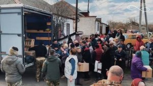 Доставка помощи в прифронтовые населенные пункты. Русская Гуманитарная Миссия, март, 2024