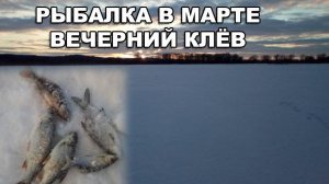 Рыбалка в марте