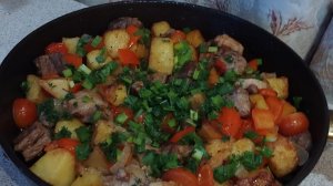 Картофель с мясом "Оджахури"