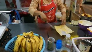Тай 2019 блинчики ротти с бананом
