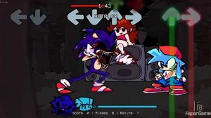 FNF Sonic.EXE You Can't Run Encore Fanmade Chart