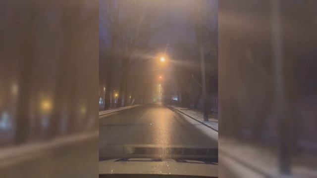 Зима пришла на  Ставрополье со снегом туманом и ветром