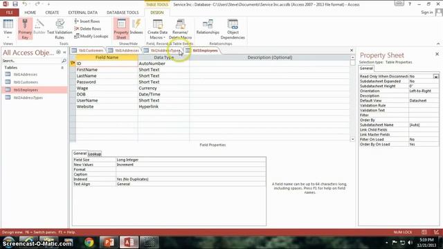5. Organizing Our Data (Programming In Microsoft Access 2013)
