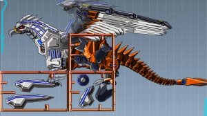 Мультик игра Роботы Динозавры: Грифон (Robot Griphon)