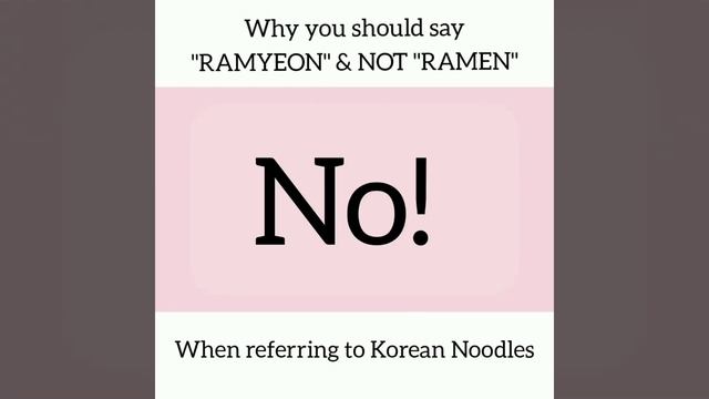 Don't say "Ramen". Say "RAMYEON"! смотреть онлайн