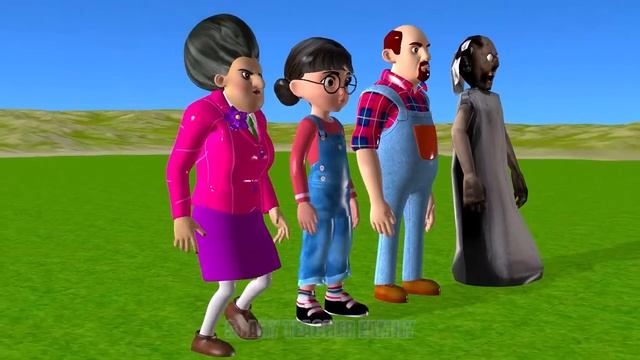 Scary Teacher 3D vs Squid Game Who Dive Longer 1 Minute Clock 5 Times