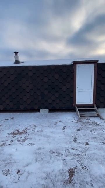 Готовая мобильная баня Скандинавия