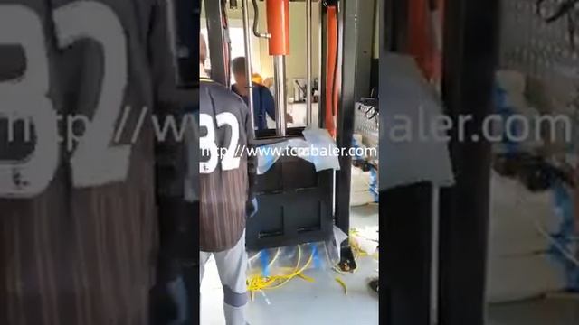 vertical textile baler machine china manufacturer max pressure 200tonnes смотреть онлайн