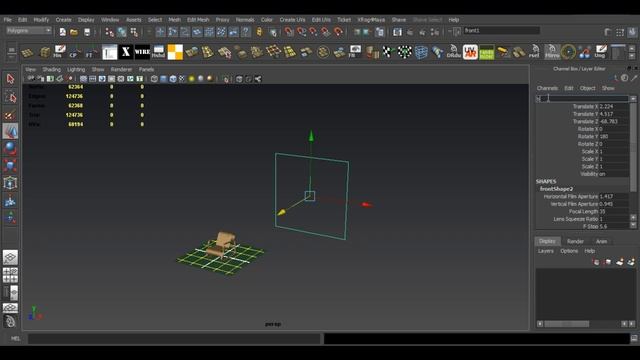 Maya back view camera creation tip смотреть онлайн