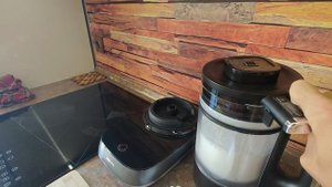 Тест блендера Joyoung B1 Pro - миндальное "молоко"