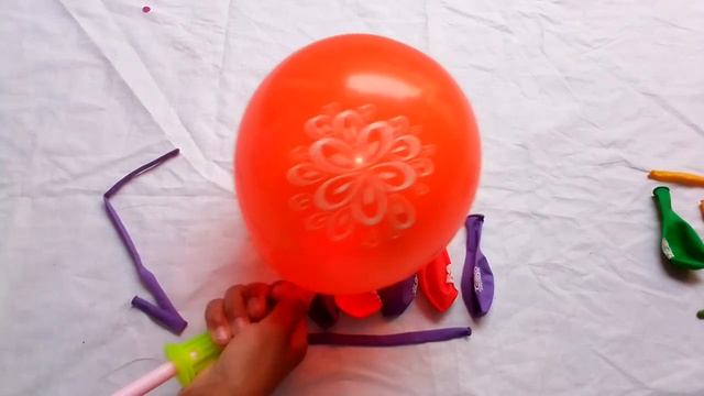 Lot of red and blue balloons with satisfying Outdoor balloons with color full er217