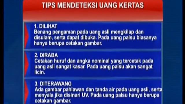 Tips Mengenali Uang Palsu Agar Anda Tak Tertipu - BIS 28/05 смотреть онлайн