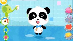 Купание Малыша Панды