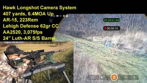 Longshot Hawk Spotting Scope Camera System 407 Yard Test