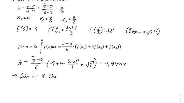 Übungsblatt3 Aufgabe a3 - Numerische Integration mit der Newton Cotes Formel смотреть онлайн