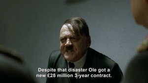 Hitler reacts to Manchester United sacking Ole Gunnar Solskjaer