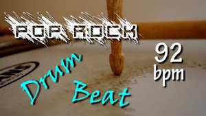 Pop Rock Drum Beat 92 bpm