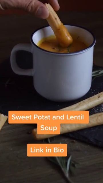 Delicious Sweet Potato and Lentil Soup #shorts смотреть онлайн