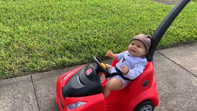 Reborn baby Kodi by Laura Tuzio Ross First Walk! смотреть онлайн