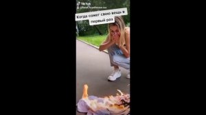 Юля Гаврилина сожгла свою первую вещь!
