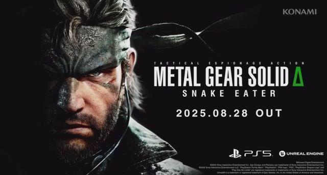 Похоже, что релиз Metal Gear Solid Delta: Snake Eater состоится 28 августа.