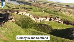 Skara Brae Orkney Islands Prehistoric stone houses built 5000 years ago Scotland Oct 2023