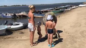 Рыбалка в Харабалях. река Волга. август 2020 г. Утренний улов.