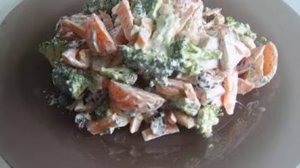 Салат из брокколи. Маринкины творинки. Всем МИРА и Добра!