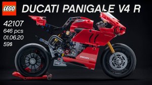 42107 LEGO Technic  Ducati Panigale V4 R OFFICIAL PROMO