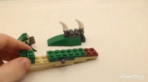 How to build lego mini scp 682 #scp682 #kaiju #legoalternativebuild