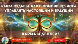 КАРТА СУДЬБЫ. КАК С ПОМОЩЬЮ ЧИСЕЛ УПРАВЛЯТЬ НАСТОЯЩИМ И БУДУЩИМ. Карма и деньги