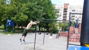 Как я учился 360 На Махе Назад ! Воркаут тренировка.