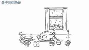 Кот Саймона и курица