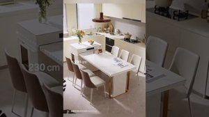 Обзор обеденного выдвижного стола Xiaomi Linsy Pull-Out Dining Table Italian Style 1.86 - 2.30m