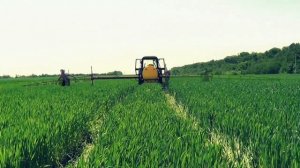 Опрыскиватель прицепной с колесно-опорной штангой