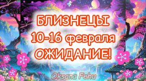 БЛИЗНЕЦЫ. Неделя 10-16 февраля.