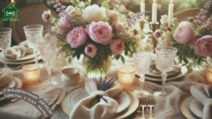 Свадебный декор оформление стола и зала цветами и композициями 💐👰🏻💘 выпуск (24)