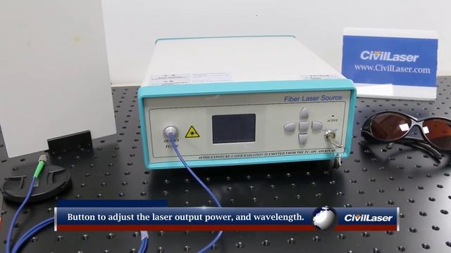 1070nm SM Fiber Laser Temperature Controlled Laser