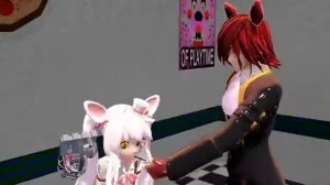 Поцелуй мангл и фокси💖😘😍