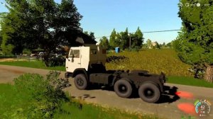 Farming Simulator 19 Kamaz 5410 engine sound kamaz 740 and yamz 238