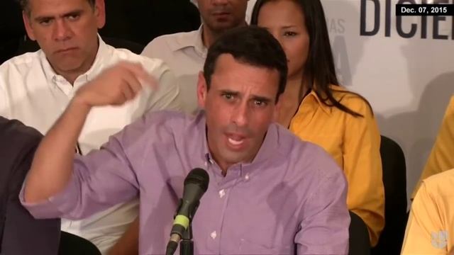 Capriles: "Mucha gente votó para castigar al gobierno" смотреть онлайн