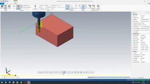 Обработка наклонной поверхности в MasterCAM с помощью операции контур