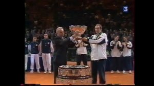 Davis Cup World Group 2002 Medal Ceremony for Team Russia Russian Anthem ~ With Boris Yeltsin