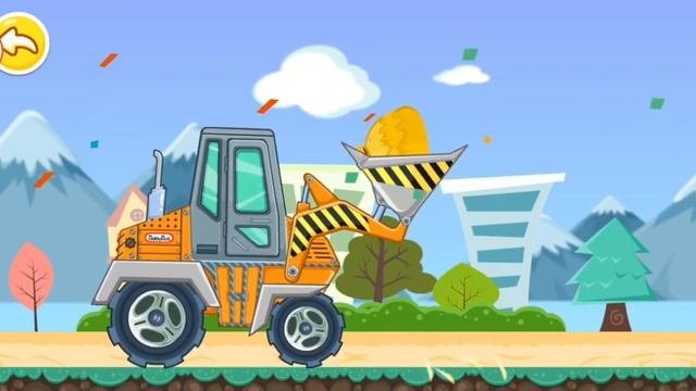 Строительные машины - обучающая игра для детей