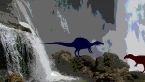 Cretaceous Fight Arena: Saurophaganax vs Oxalaia