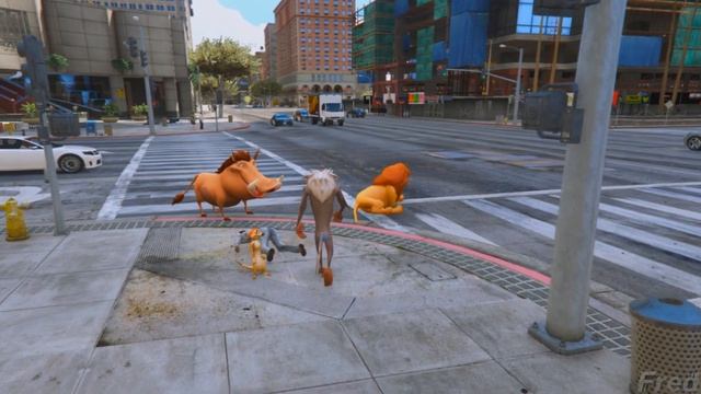 The Lion King - Rafiki Simba Pumbaa Timon смотреть онлайн