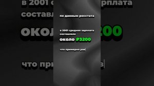 Накопленная инфляция в России - 700% с 2001 года